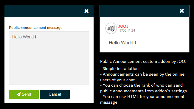 Public Announcement V1.2.1 (CodyChat 3.1 – 3.6)